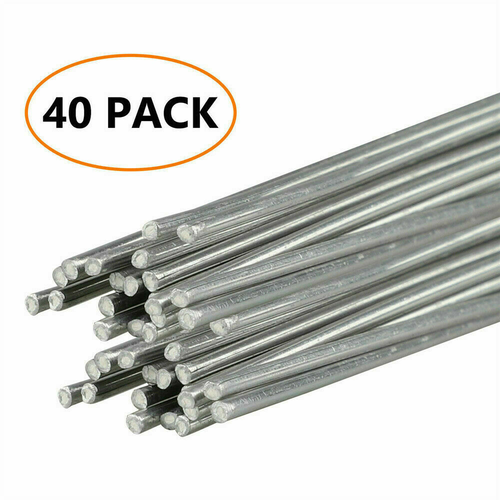 10PCS 33cm 2.0mm Solution Welding Flux-Cored Rods Aluminum Wire Brazing Tools UK